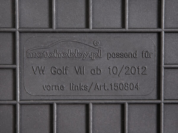 Seat Leon III 2012-2019 Dywaniki gumowe MOTOHOBBY 150804 - obrazek 2