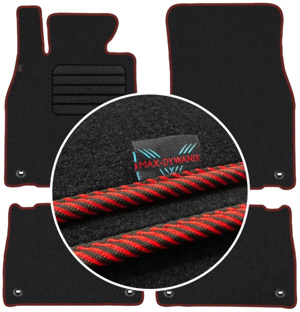 Lexus LS III 2000-2006 Dywaniki welurowe MAX-DYWANIK