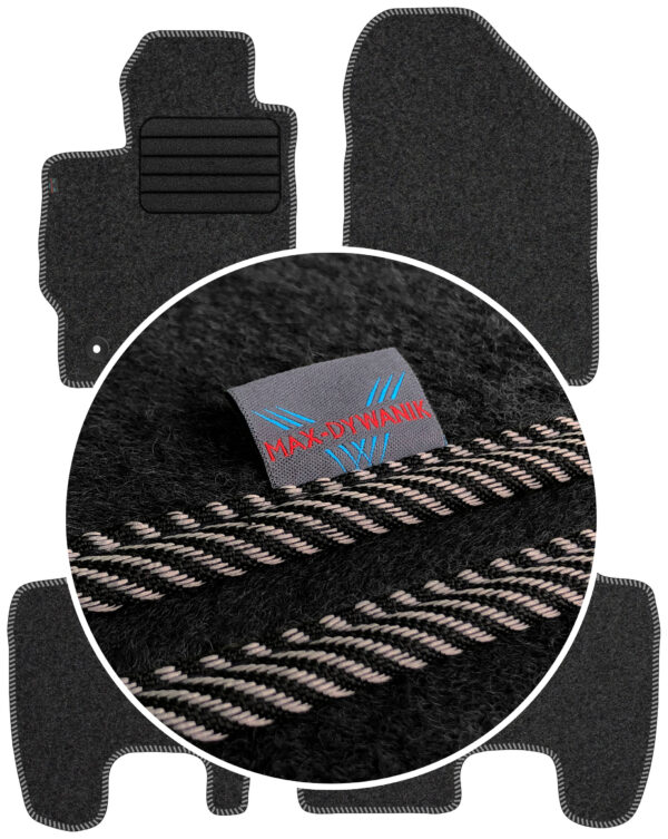 Toyota Yaris II 2005-2011 Dywaniki welurowe MAX-DYWANIK